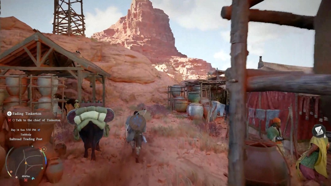 游戏博主分享红色沙漠实机视频，引发玩家对步行时长热议