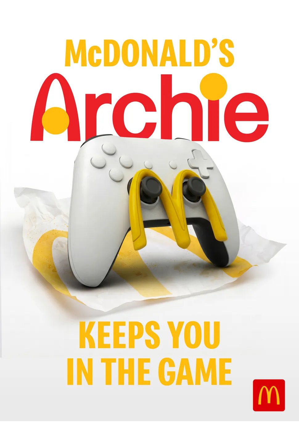 麦当劳推防游戏挂机神器Archie，快餐品牌频瞄游戏玩家营销