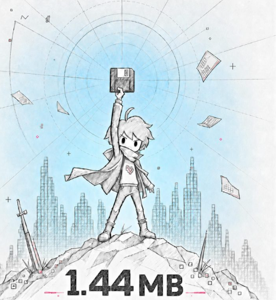 1.44MB磁盘游戏大赛启动,老玩家怀旧创意挑战