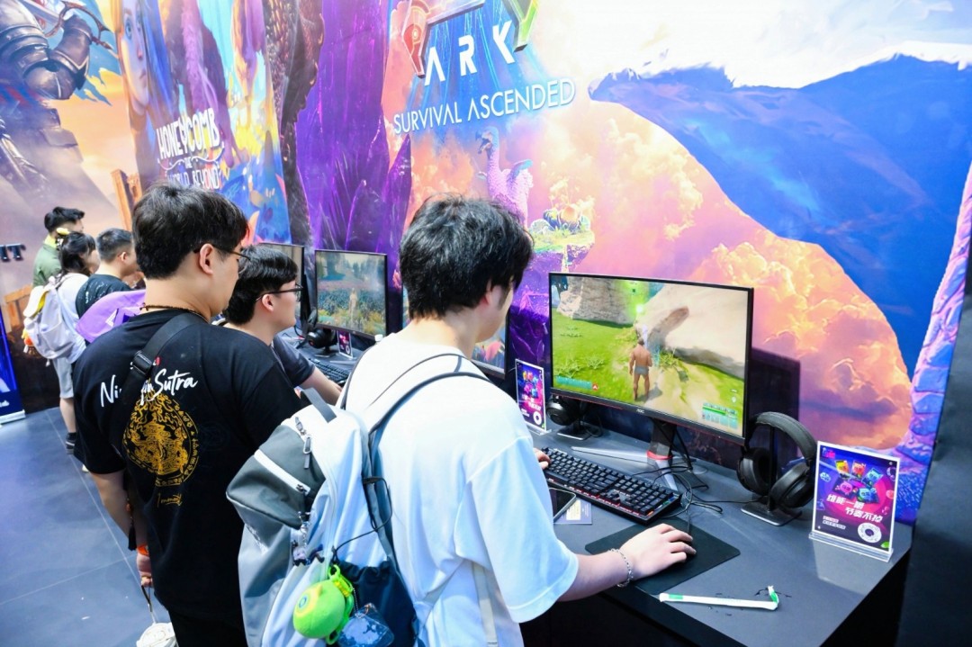 2026 ChinaJoy:方舟:生存飞升携新玩法开启试玩